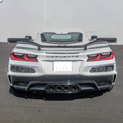 Corvette C8 Z06 High Wing Spoiler Wicker Bill Extension