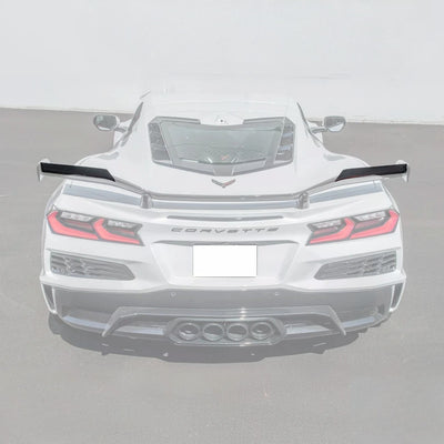 Corvette C8 Z06 High Wing Spoiler Wicker Bill Extension