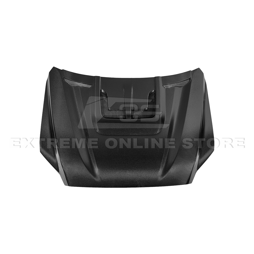 2022-Up Toyota Tundra | EOS CARBON FIBER Front Vented Hood Cover w/ Side Vent