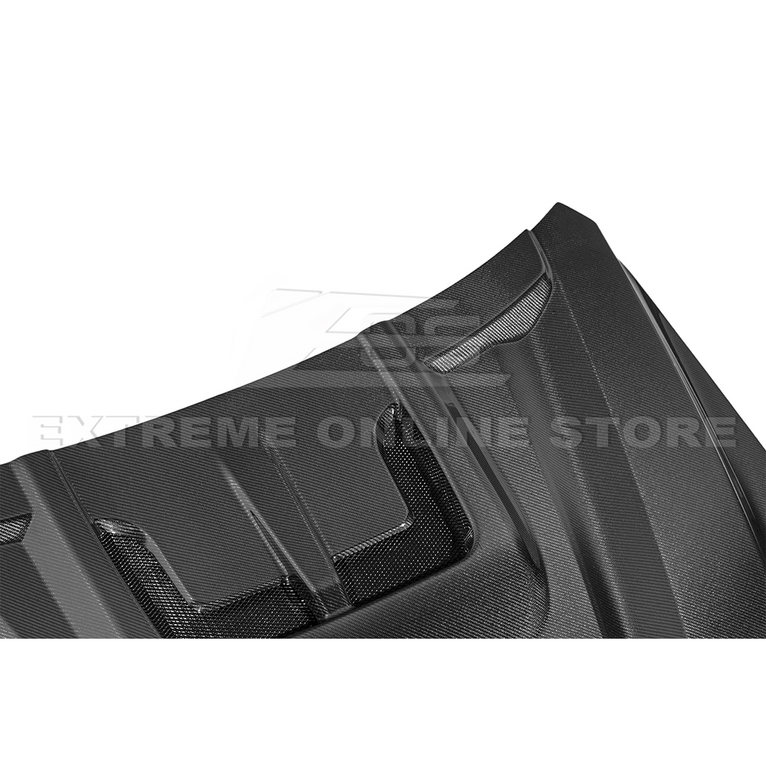 2022-Up Toyota Tundra | EOS CARBON FIBER Front Vented Hood Cover w/ Side Vent