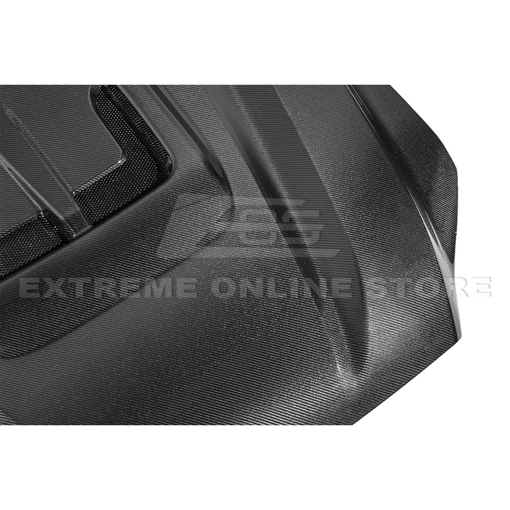 2022-Up Toyota Tundra | EOS CARBON FIBER Front Vented Hood Cover w/ Side Vent