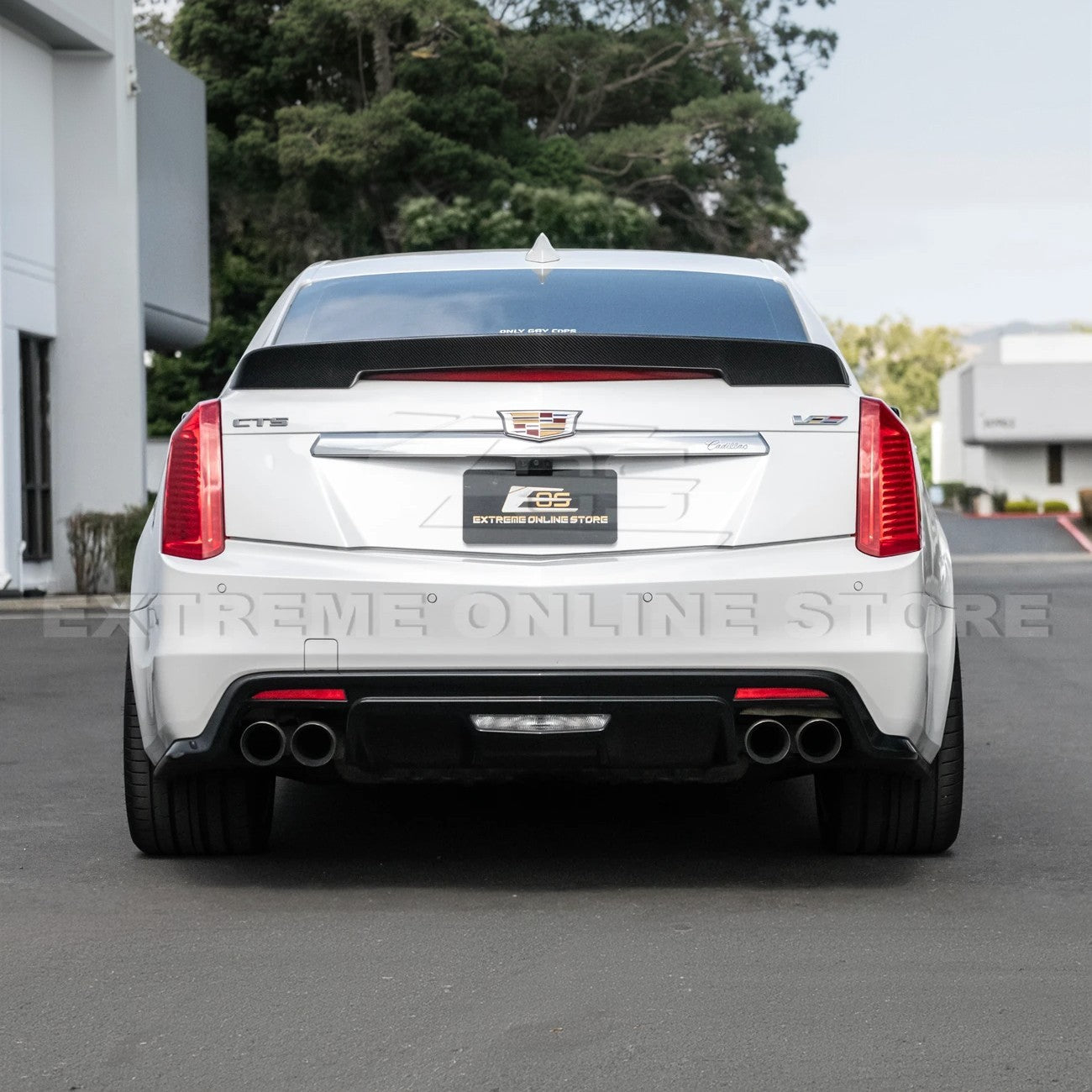 2016-19 Cadillac CTS-V Carbon Fiber Rear Spoiler