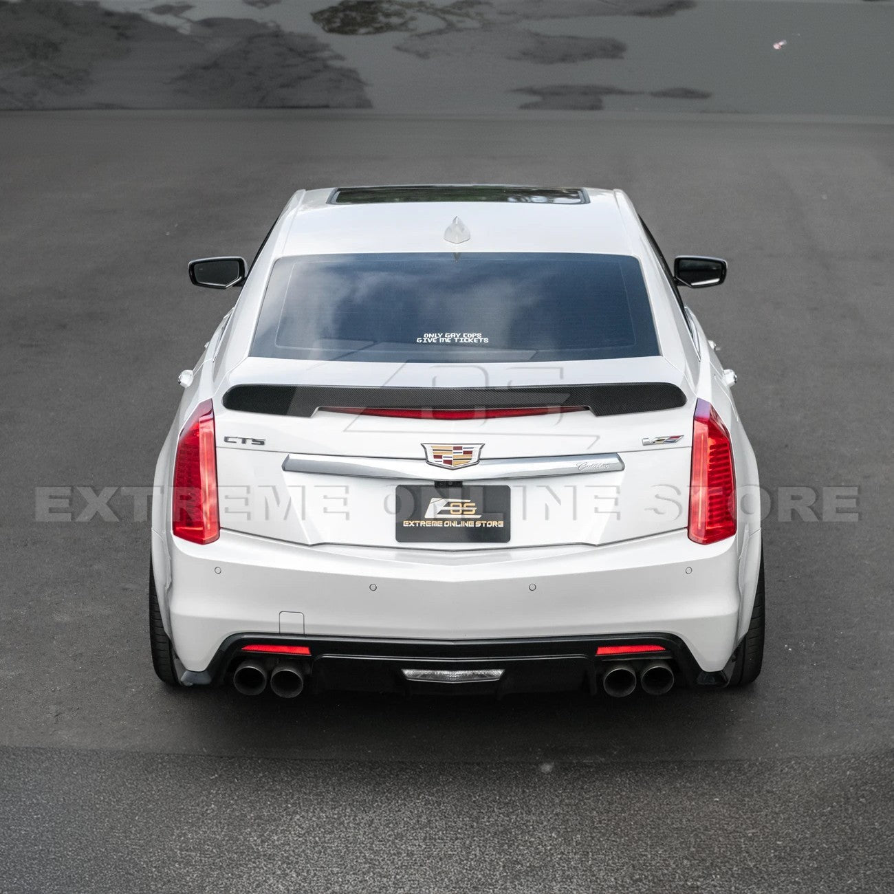 2016-19 Cadillac CTS-V Carbon Fiber Rear Spoiler