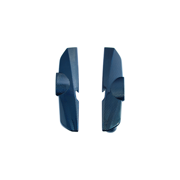 2025-Present Corvette C8 ZR1 | Blue Dry Carbon Fiber Engine Covers (2 Pieces)