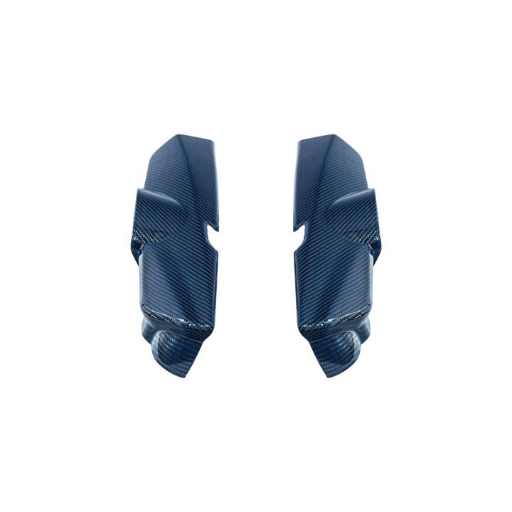 2025-Present Corvette C8 ZR1 | Blue Dry Carbon Fiber Engine Covers (2 Pieces)
