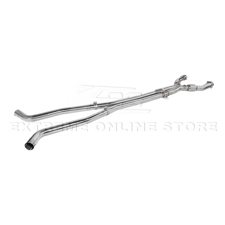 2009-2014 Cadillac CTS-V Long Tube Headers &amp; Resonated Mid Pipe