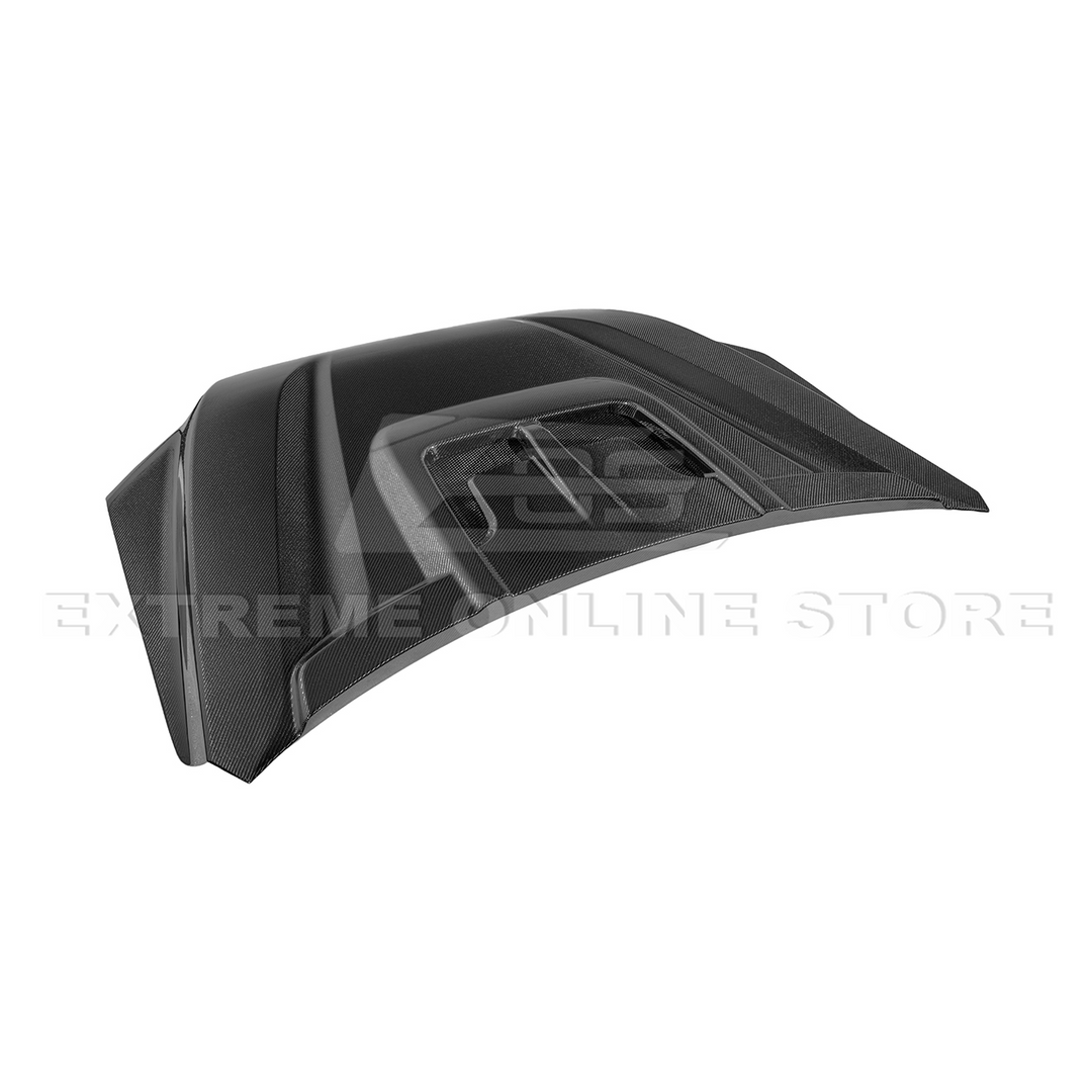 2022-Up Toyota Tundra | EOS CARBON FIBER Front Vented Hood Cover w/ Side Vent