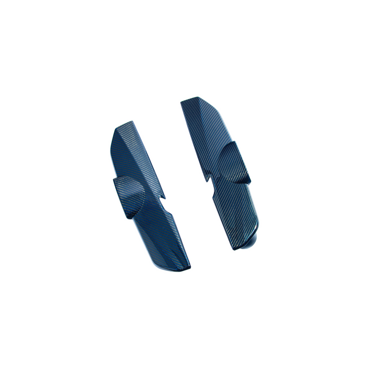 2025-Present Corvette C8 ZR1 | Blue Dry Carbon Fiber Engine Covers (2 Pieces)