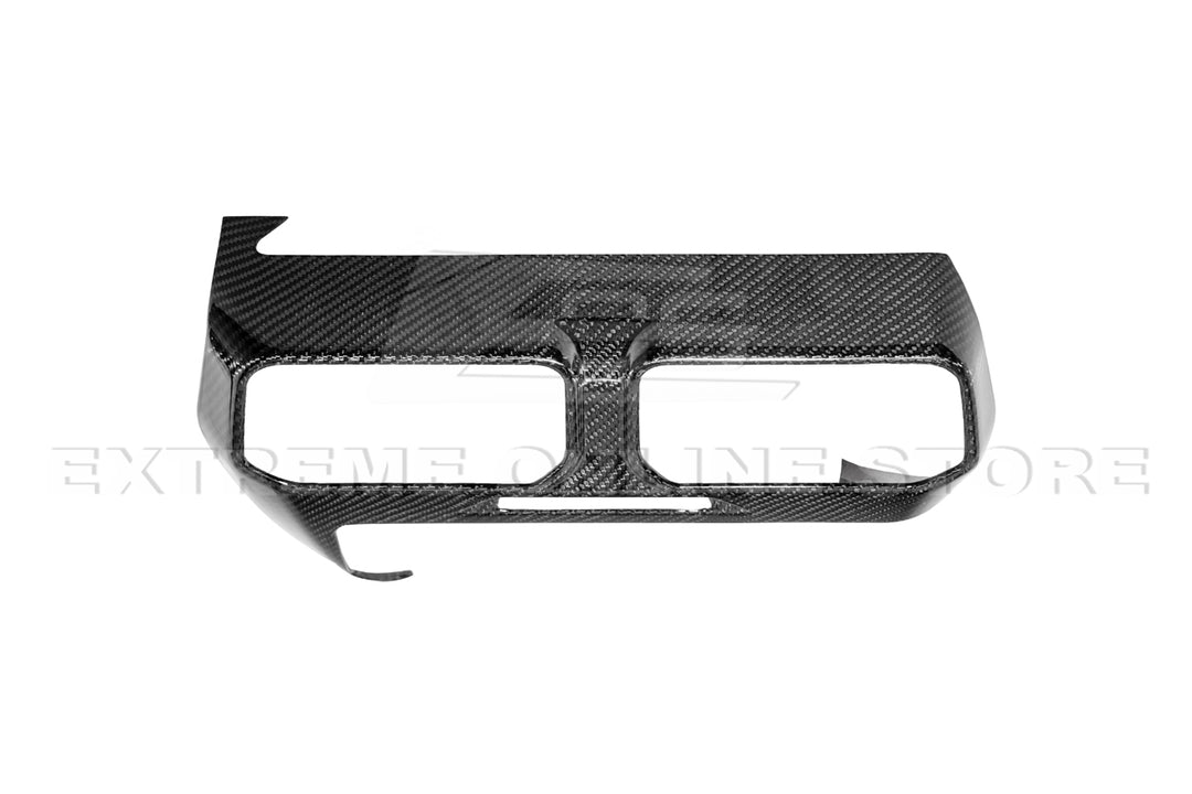 2024-Up Mustang DRY CARBON FIBER AC Outlet Panel Trim