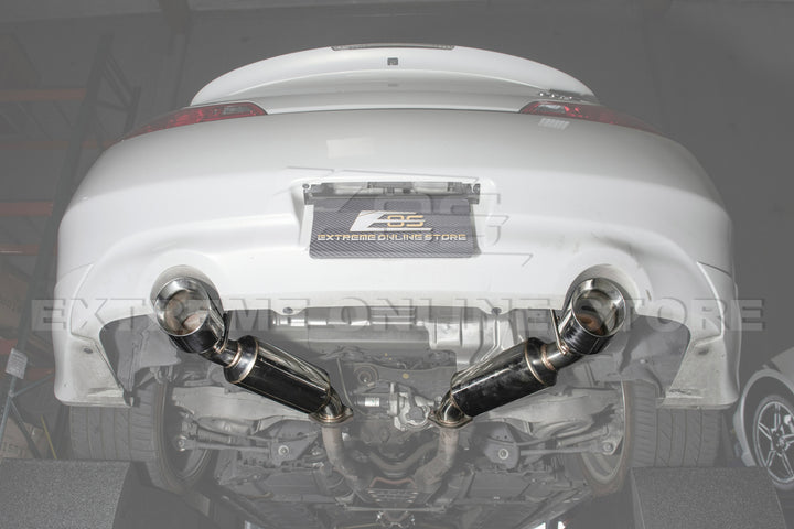 Nissan 370Z | Infiniti Q60 | G37 Coupe Axle Back 4.5" Dual Tips Exhaust