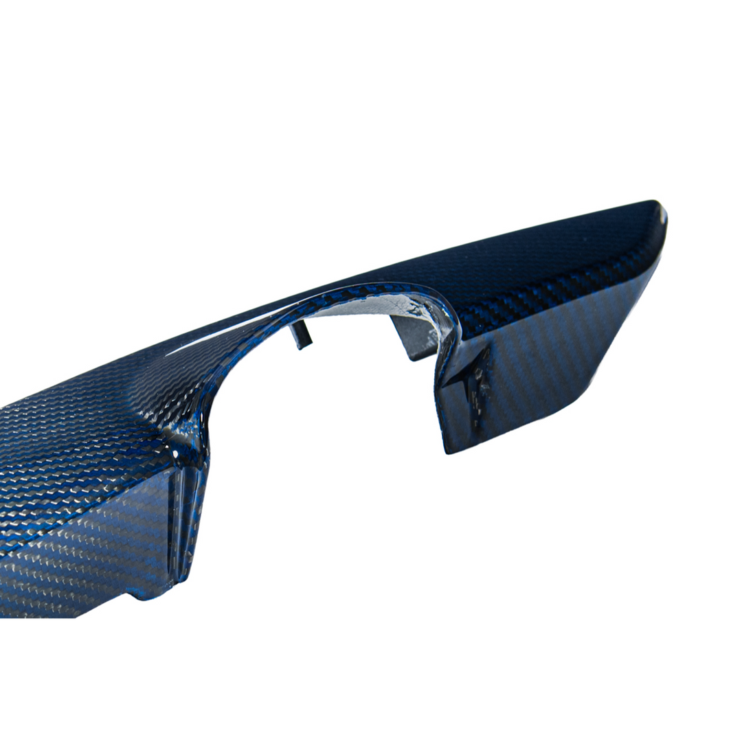 2025-Present Corvette C8 ZR1 | Blue Dry Carbon Fiber Engine Covers (2 Pieces)