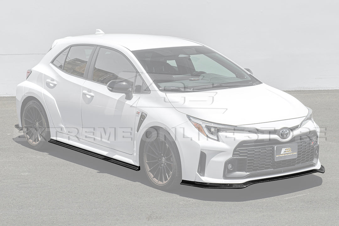 2023-24 GR Corolla Carbon Fiber Front Lip &amp; Side Skirts