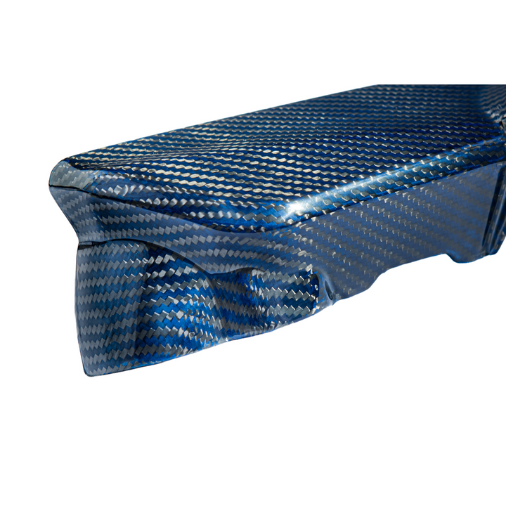 2025-Present Corvette C8 ZR1 | Blue Dry Carbon Fiber Engine Covers (2 Pieces)