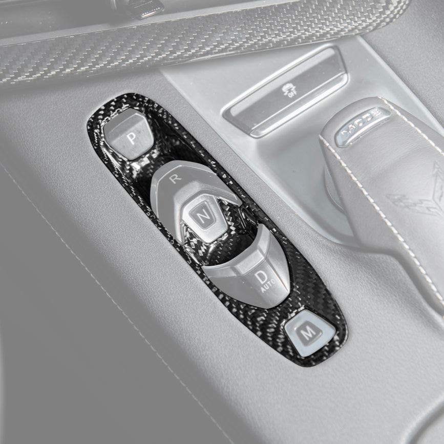 Corvette C8 Gear Switch Control Panel Trim Cover Overlay