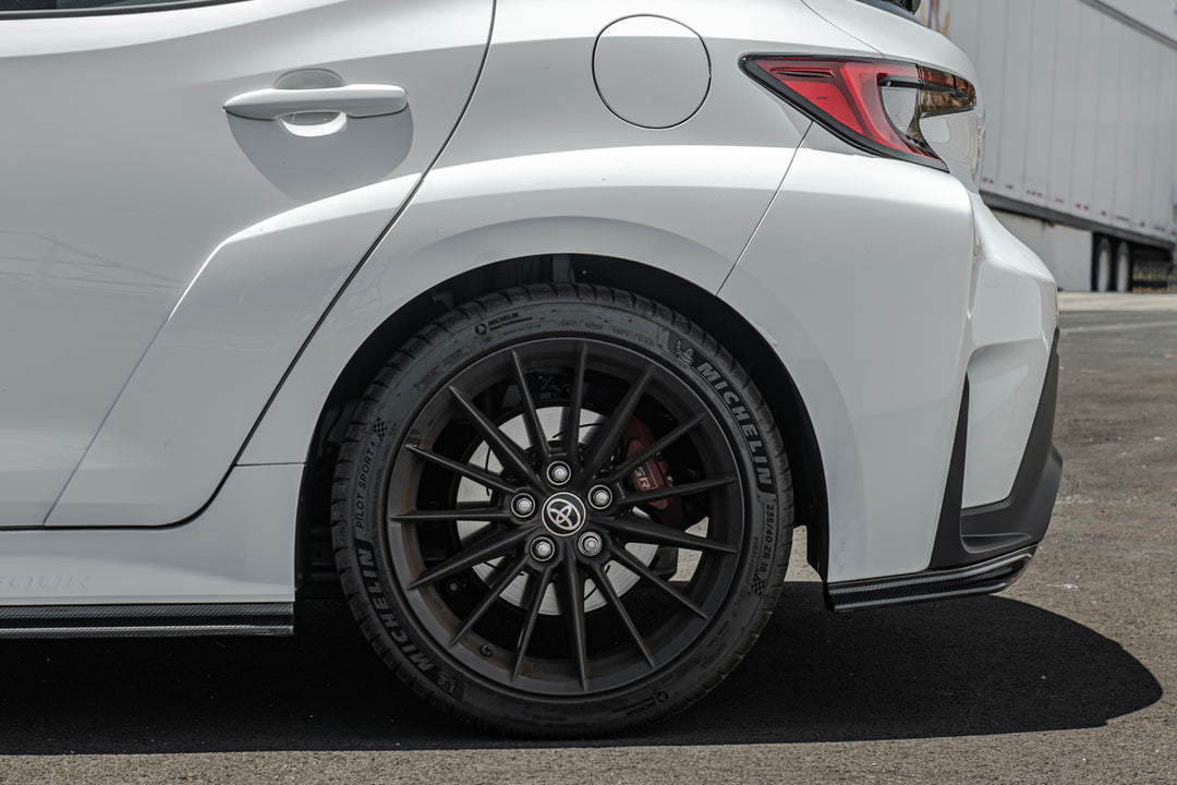 2023-24 GR Corolla Carbon Fiber Front Lip &amp; Side Skirts