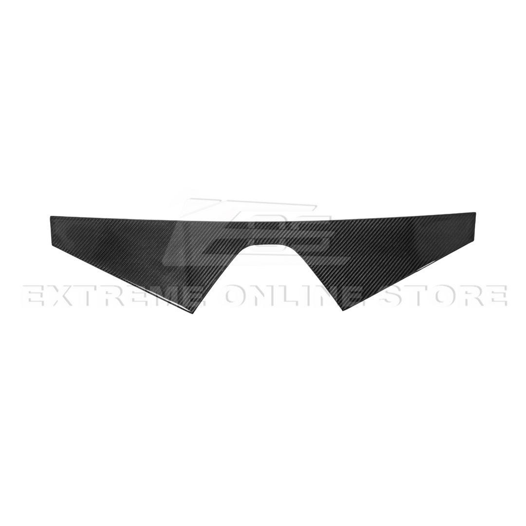 2020-Up Corvette C8 DRY CARBON FIBER Windshield Upper Molding Trim