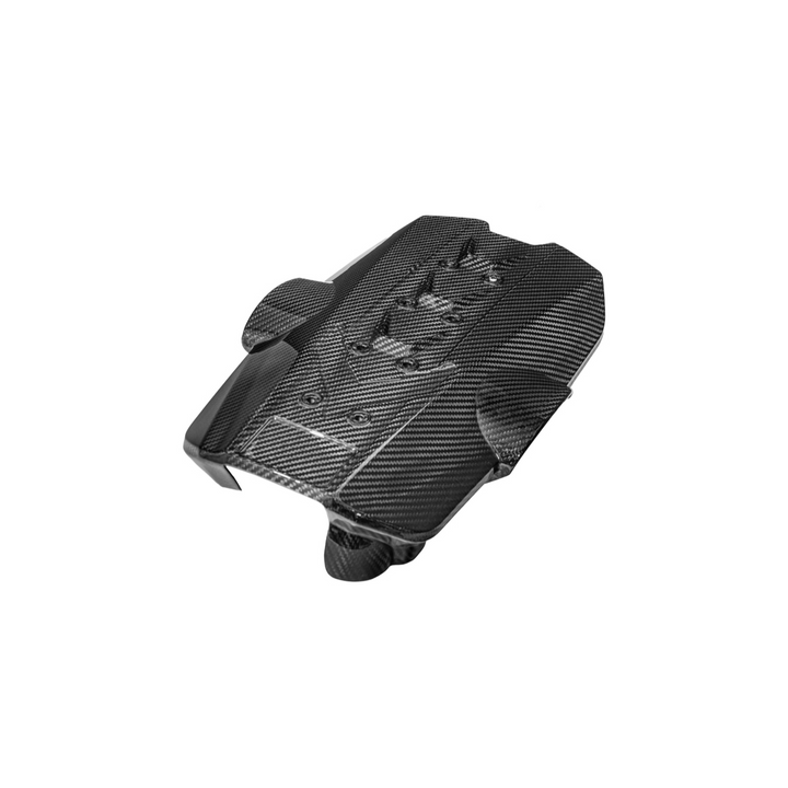 2025-Present Corvette C8 ZR1 | Dry Carbon Fiber Rear Engine Cover (One-Piece)