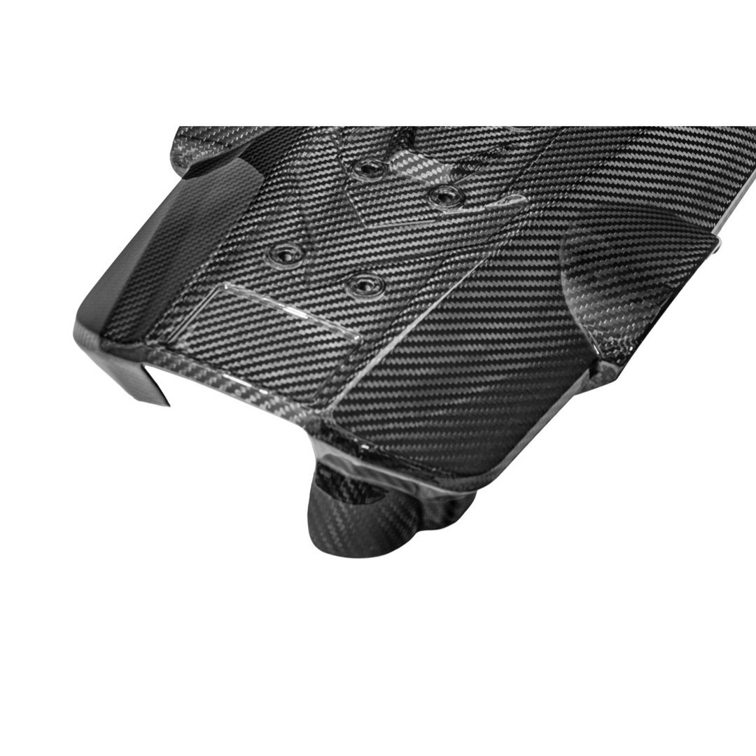 2025-Present Corvette C8 ZR1 | Dry Carbon Fiber Rear Engine Cover (One-Piece)