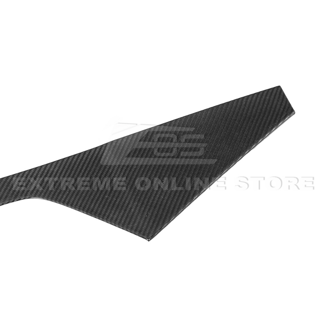 2020-Up Corvette C8 DRY CARBON FIBER Windshield Upper Molding Trim