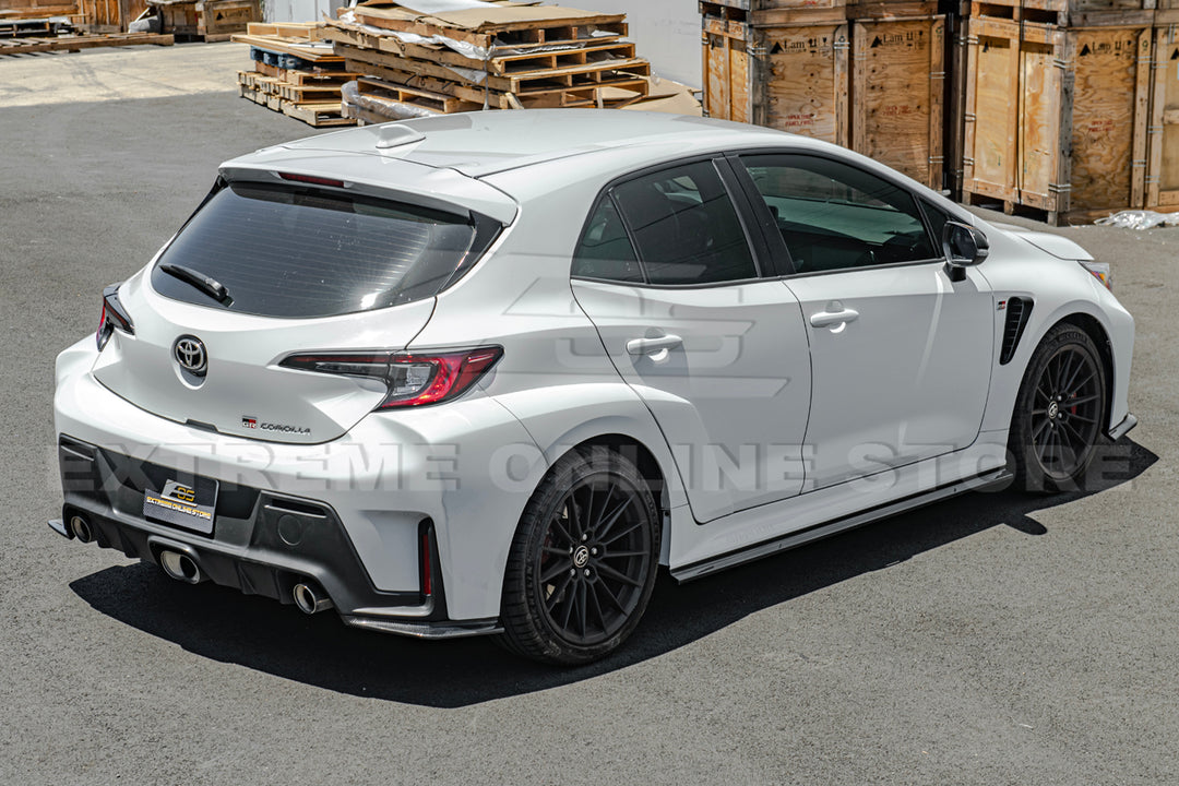2023-24 GR Corolla Carbon Fiber Front Lip &amp; Side Skirts