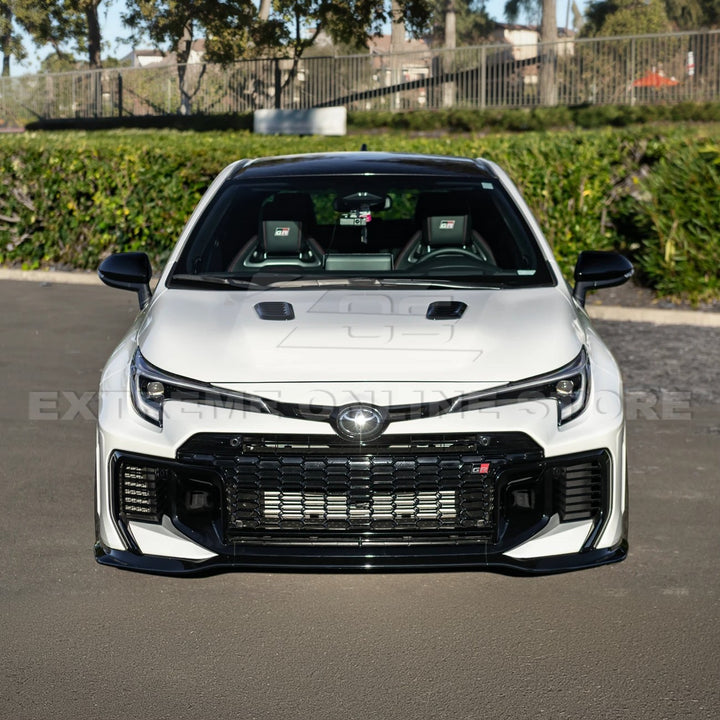 2025-Up Toyota GR Corolla Glossy Black Front Lip Side Skirts Rear Wing Spoiler