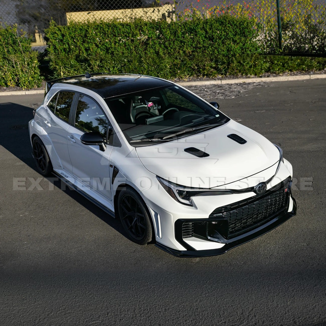 2025-Up GR Corolla GR Package Front Splitter Lip w/ Side Skirts