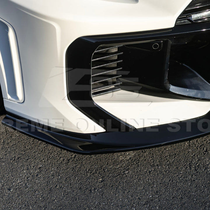 2025-Up Toyota GR Corolla Glossy Black Front Lip Side Skirts Rear Wing Spoiler