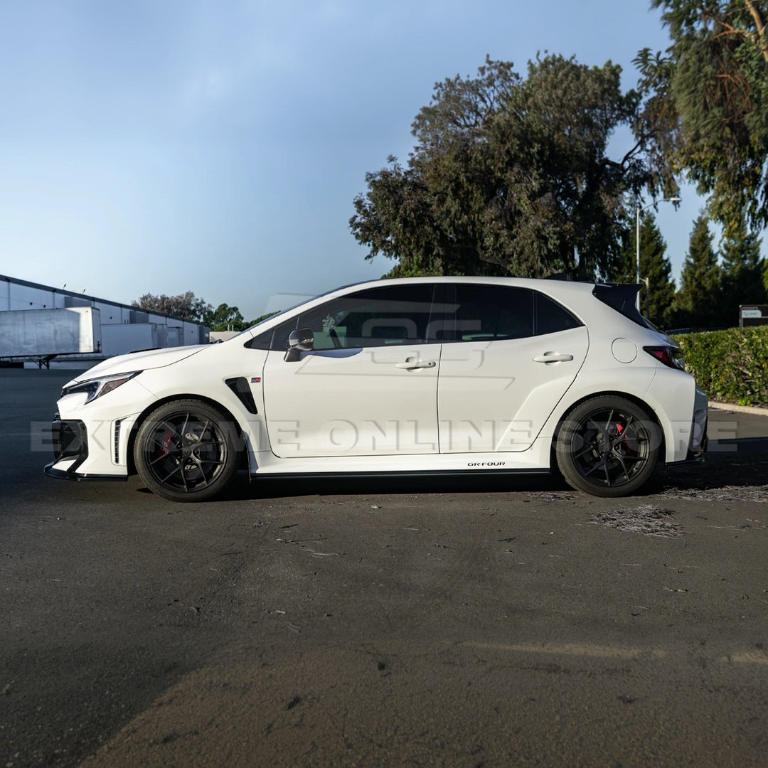 2025-Up GR Corolla GR Package Front Splitter Lip w/ Side Skirts