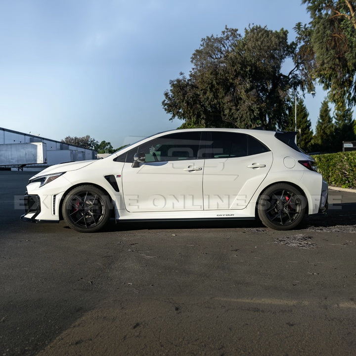 2025-Up GR Corolla GR Package Front Splitter Lip w/ Side Skirts