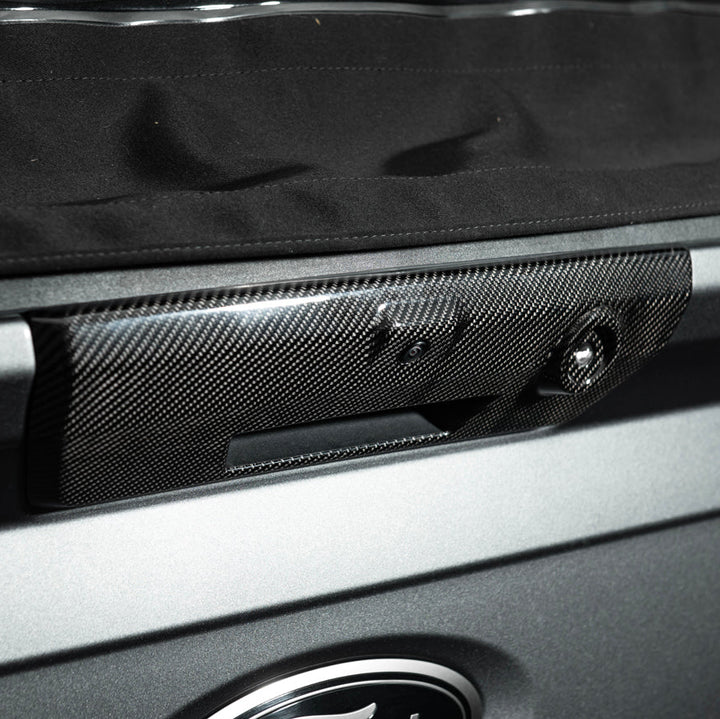 2021-Up Ford F-150 | DRY CARBON FIBER Rear Trunk Tailgate Handle Assembly Cover