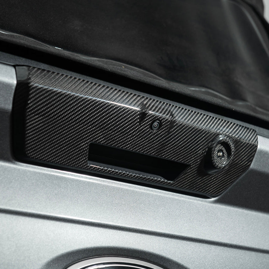2021-Up Ford F-150 | DRY CARBON FIBER Rear Trunk Tailgate Handle Assembly Cover
