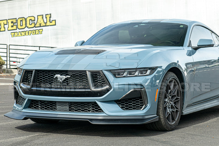 2024+ Ford Mustang GT DRY CARBON FIBER Front Side Grille Inserts