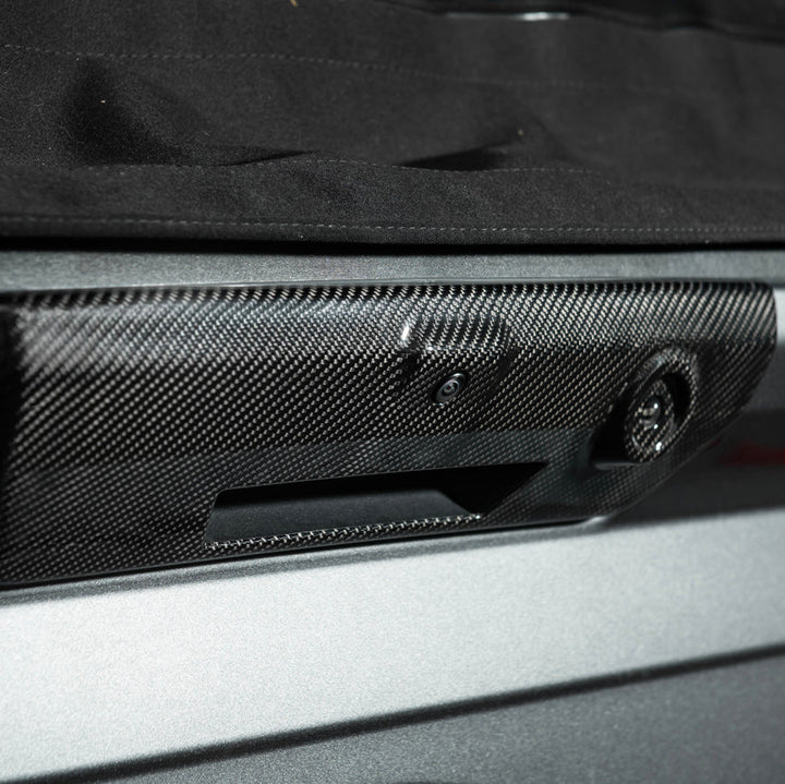 2021-Up Ford F-150 | DRY CARBON FIBER Rear Trunk Tailgate Handle Assembly Cover
