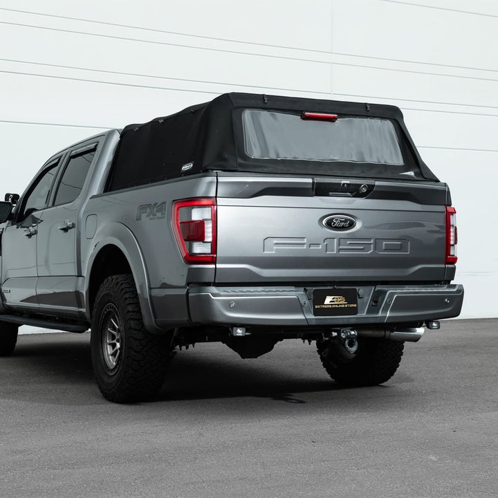 2021-Up Ford F-150 &amp; F-150 Lightning Dry Carbon Fiber Tailgate Handle Cover Overlay
