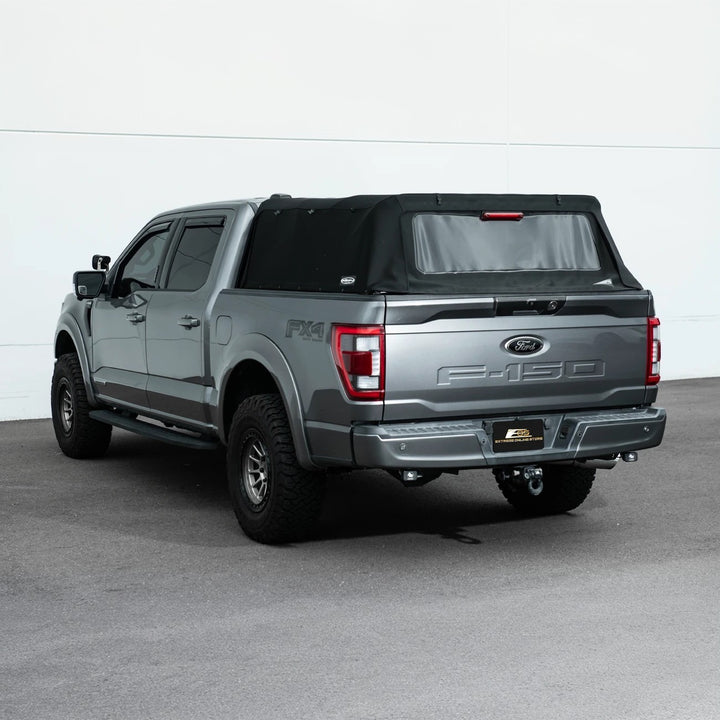 2021-Up Ford F-150 &amp; F-150 Lightning Dry Carbon Fiber Tailgate Handle Cover Overlay
