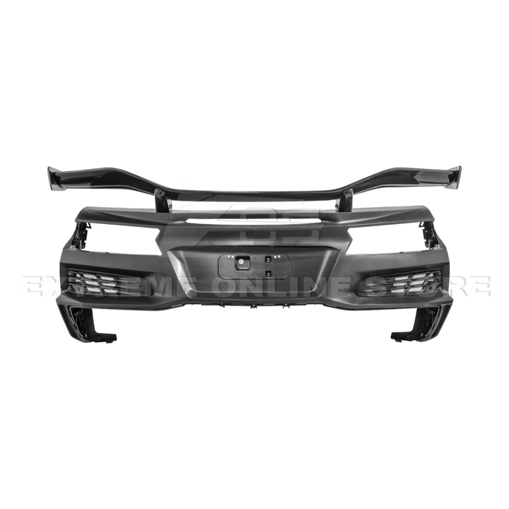 Corvette C8 Stingray Rear Bumper &amp; Spoiler Kit [Z06 Conversion Package]