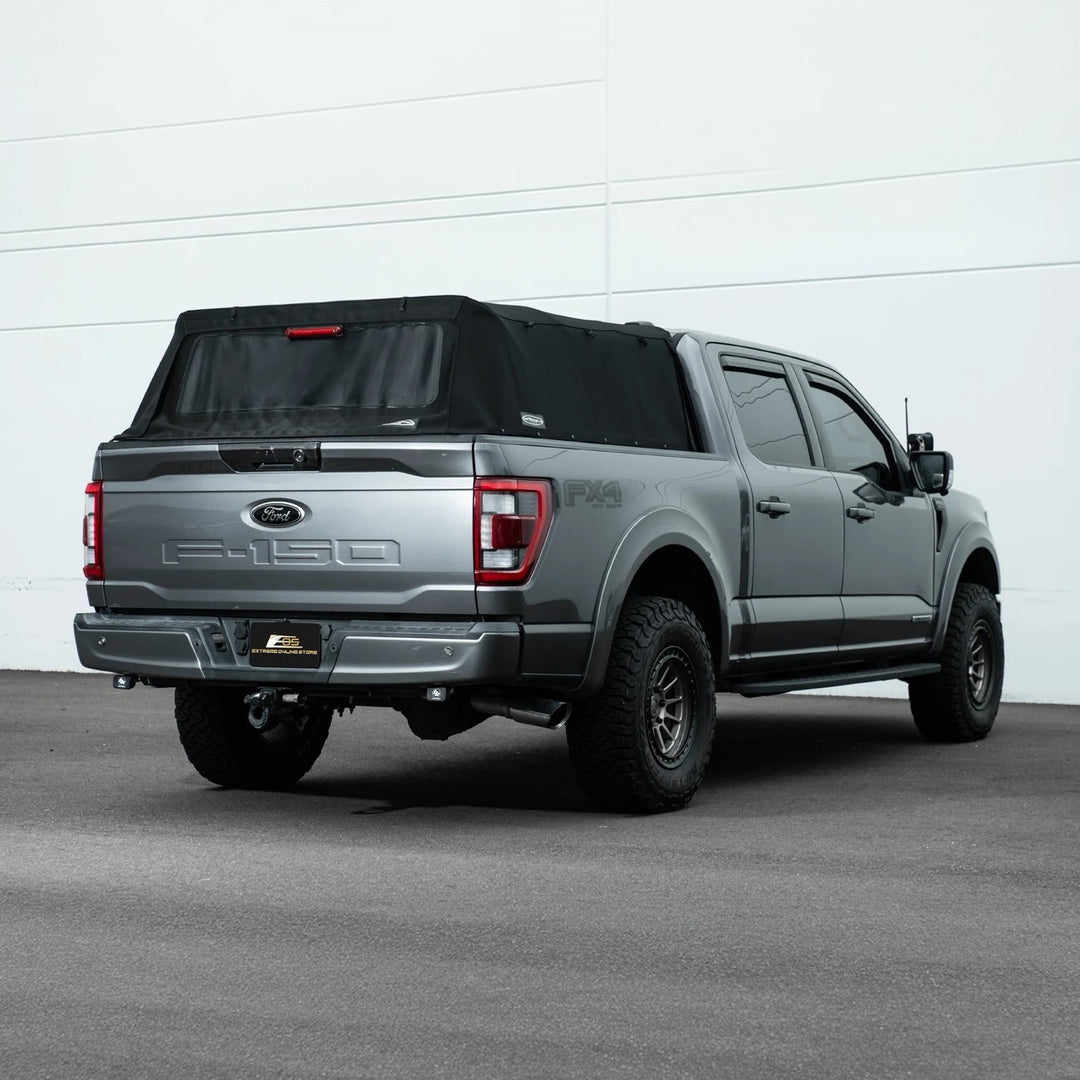 2021-Up Ford F-150 &amp; F-150 Lightning Dry Carbon Fiber Tailgate Handle Cover Overlay