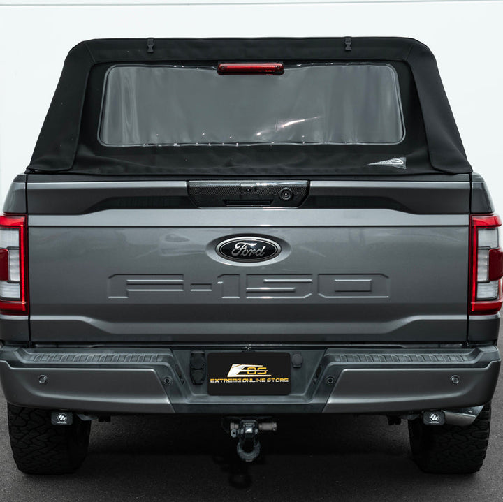 2021-Up Ford F-150 | DRY CARBON FIBER Rear Trunk Tailgate Handle Assembly Cover