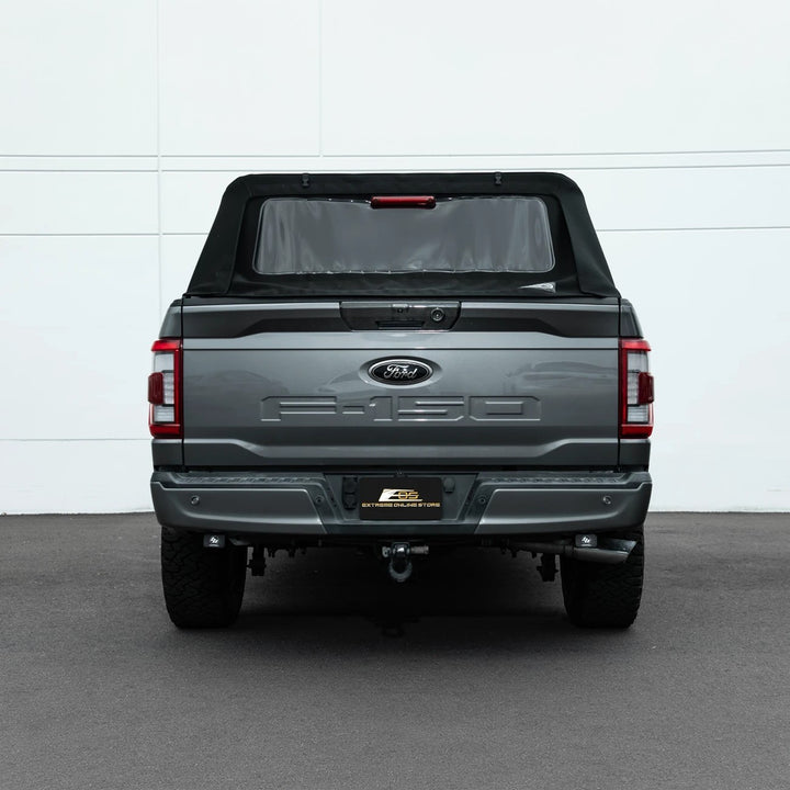 2021-Up Ford F-150 &amp; F-150 Lightning Dry Carbon Fiber Tailgate Handle Cover Overlay