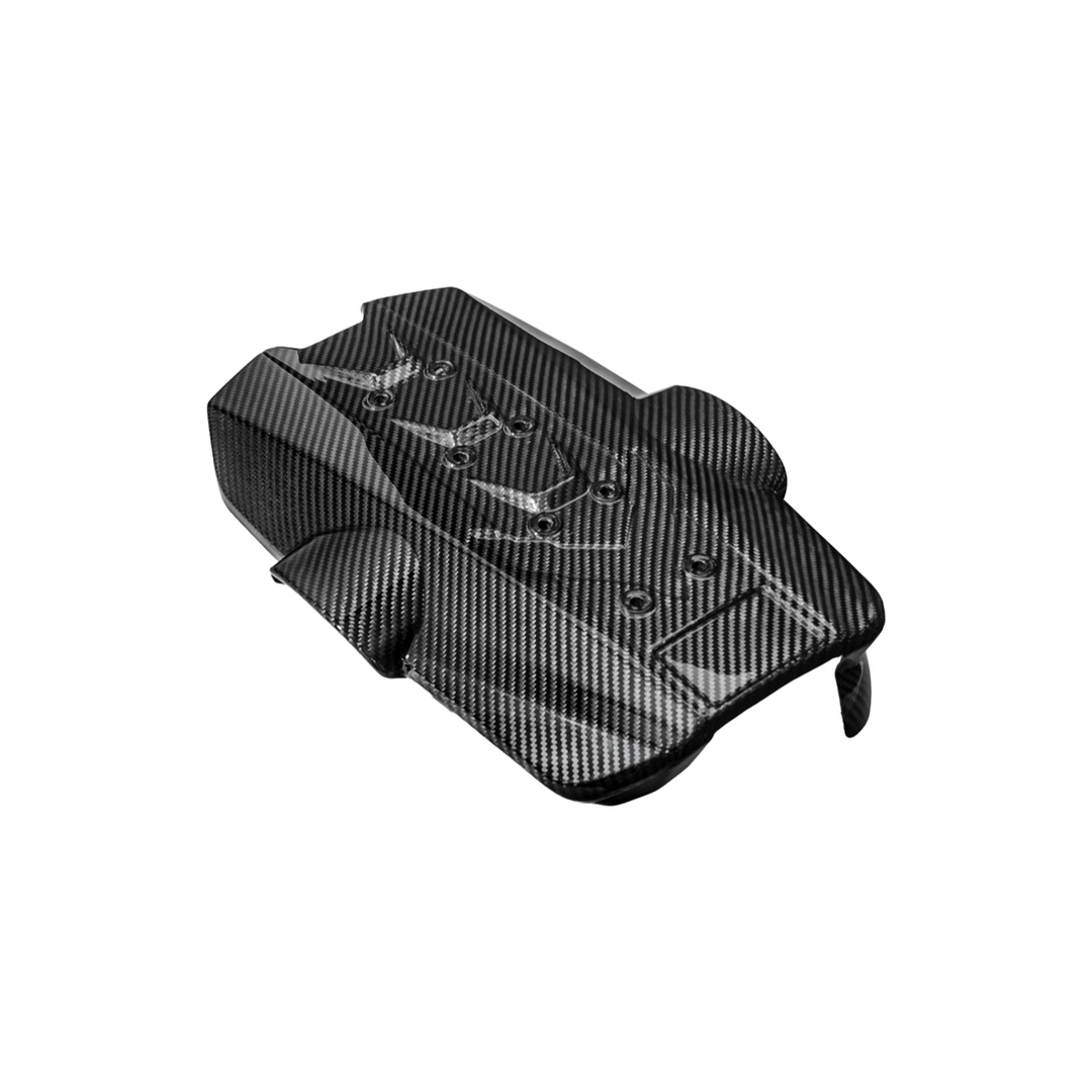 2025-Present Corvette C8 ZR1 | Dry Carbon Fiber Rear Engine Cover (One-Piece)