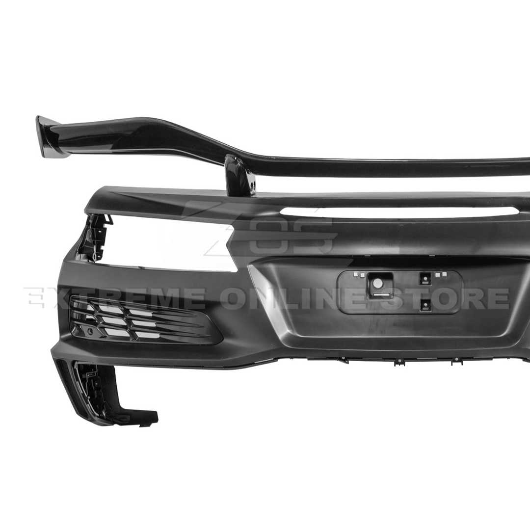 Corvette C8 Stingray Rear Bumper &amp; Spoiler Kit [Z06 Conversion Package]