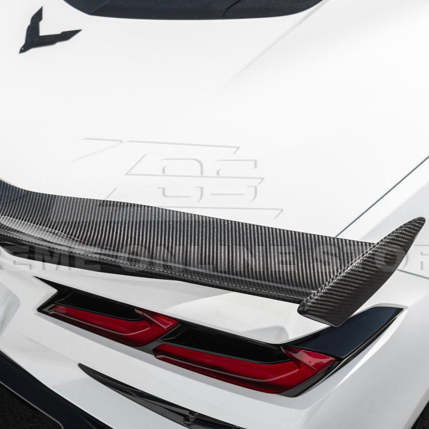 Corvette C8 Z06 Conversion Rear High Wing Spoiler | EOS