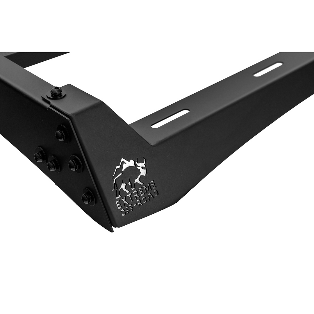 2024-Up Ford Ranger Carbon Steel Black Top Roof Rack Cargo Carrier
