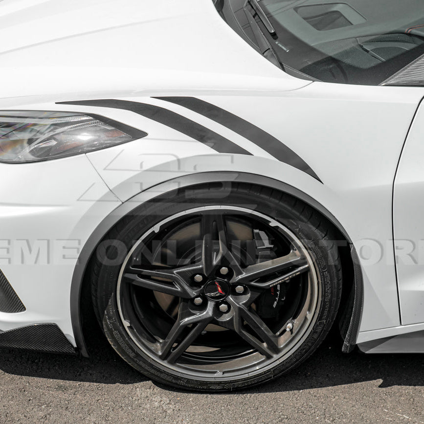 Chevrolet Corvette C8 DRY CARBON FIBER Side Wheel Fender