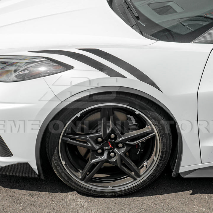 Chevrolet Corvette C8 DRY CARBON FIBER Side Wheel Fender