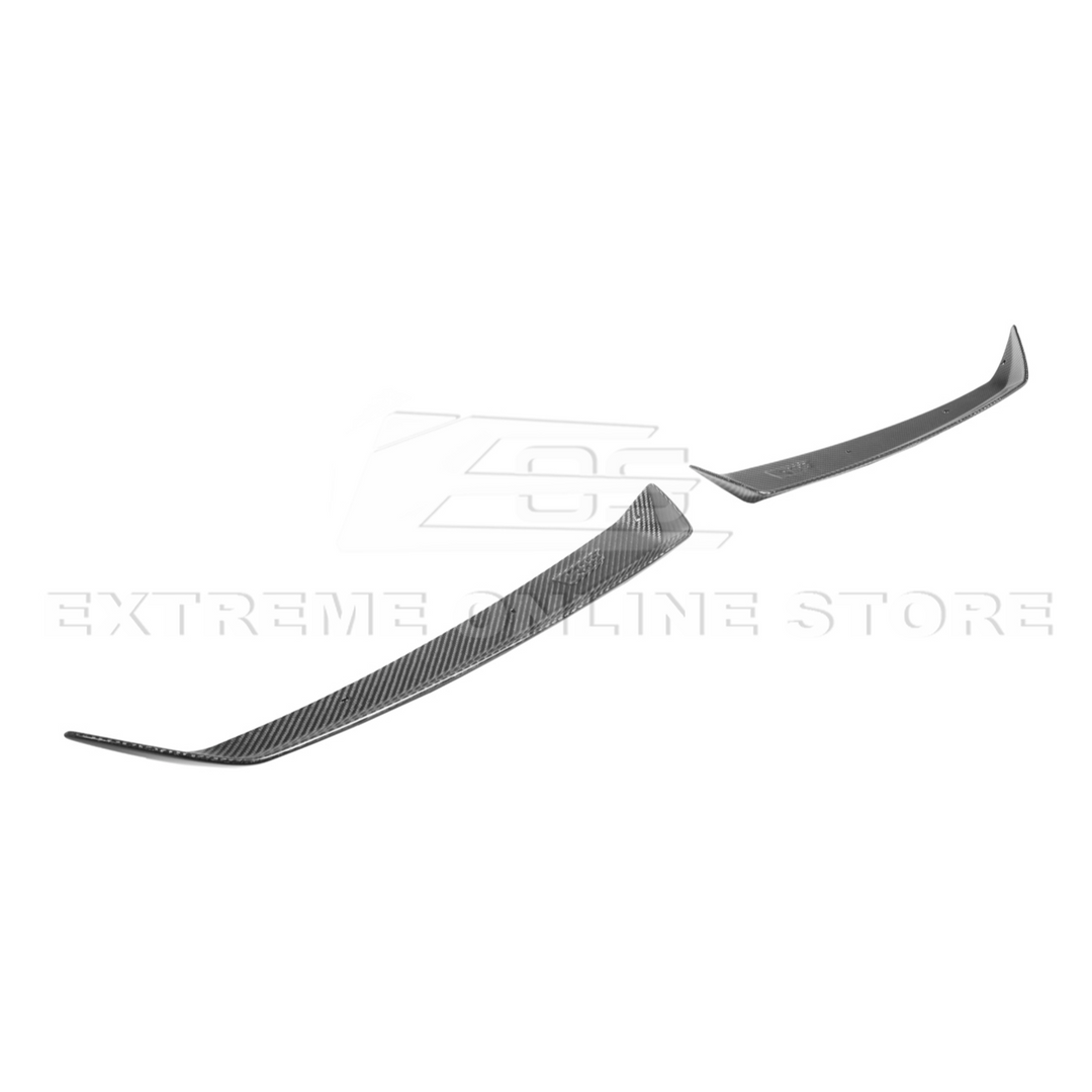 Corvette C8 Z06 DRY CARBON FIBER Wicker-bill Extension Winglets