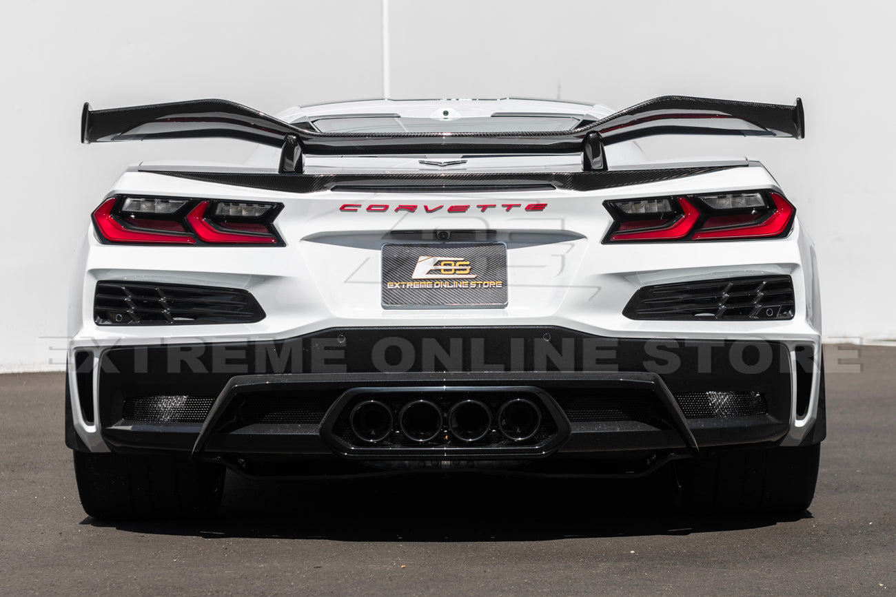 Corvette C8 Z06 Conversion Rear High Wing Spoiler