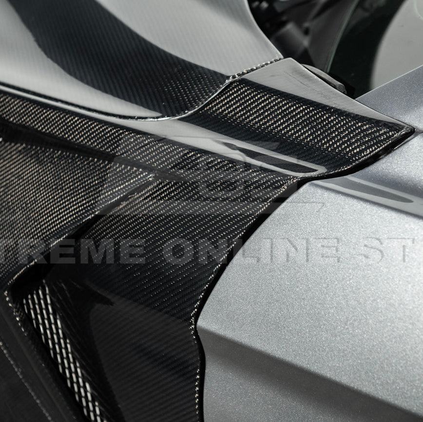 2018-23 Ford Mustang S550 | GTD Style Primed Black Front Side Vented Fenders