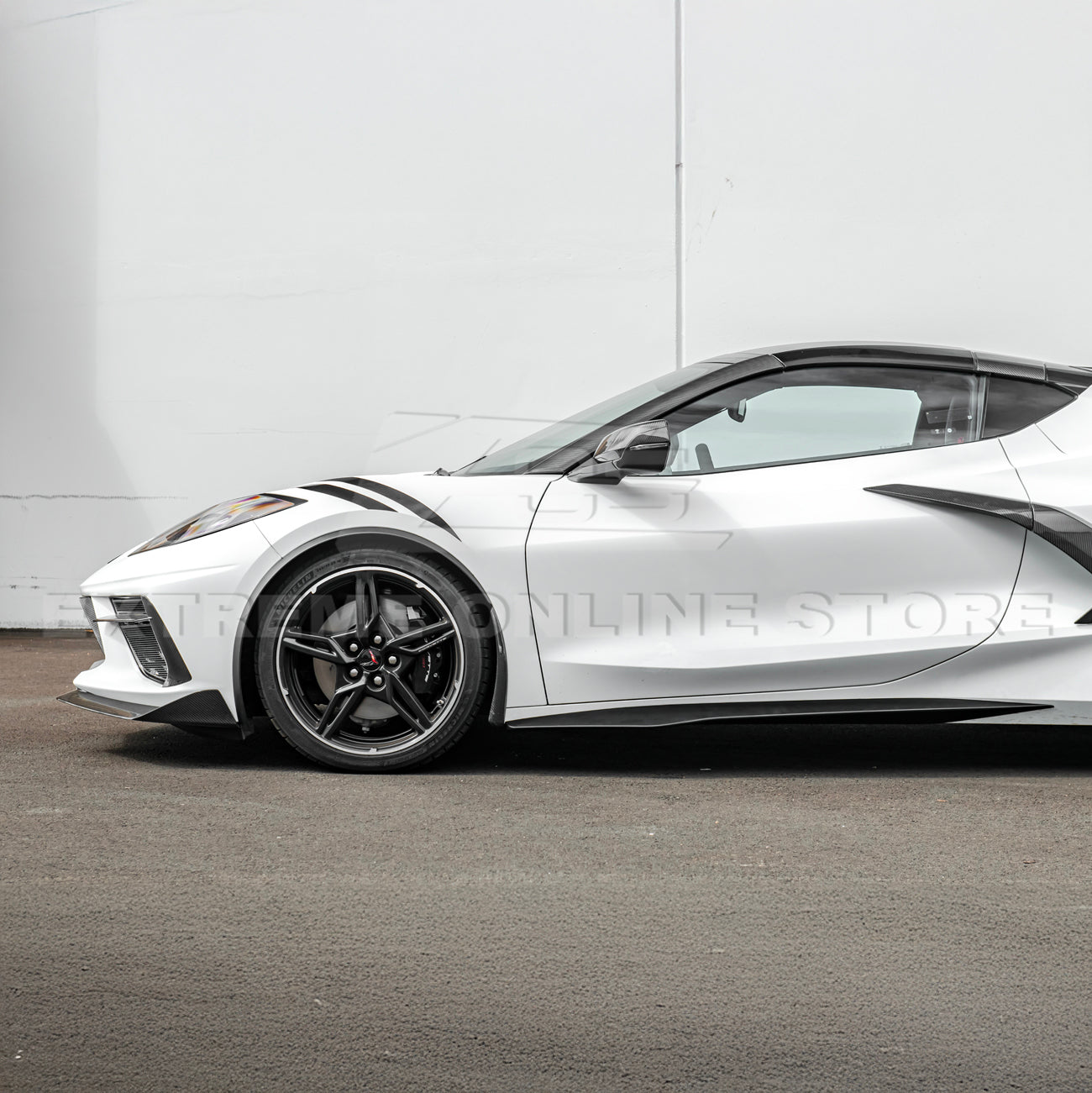 Chevrolet Corvette C8 Z06 Package Side Skirts Rocker Panels