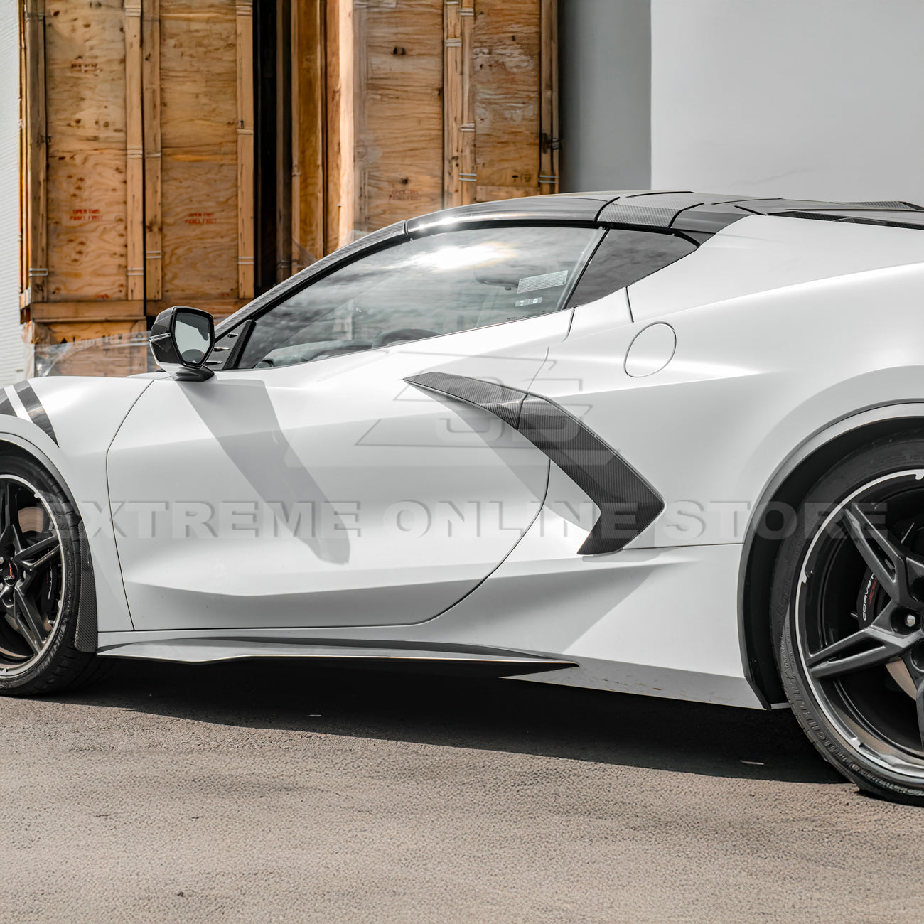 Chevrolet Corvette C8 Z06 Package Side Skirts Rocker Panels